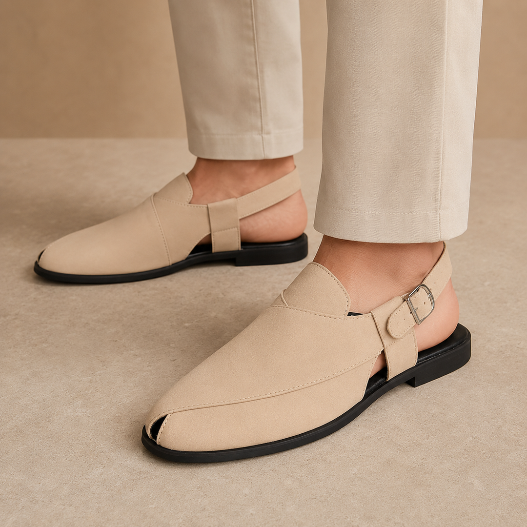 Bramante Leather Slingback Sandals