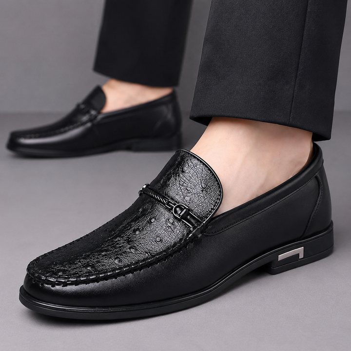 Rocco Textured Bit Loafers