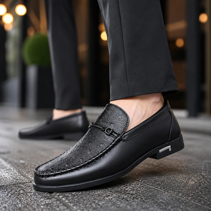 Rocco Textured Bit Loafers
