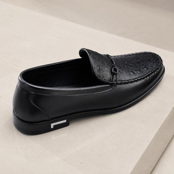 Rocco Textured Bit Loafers