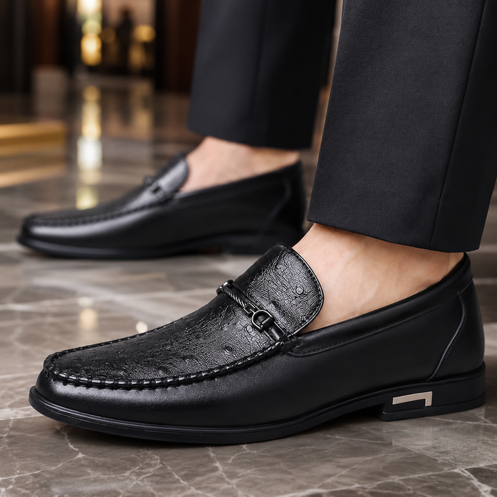 Rocco Textured Bit Loafers