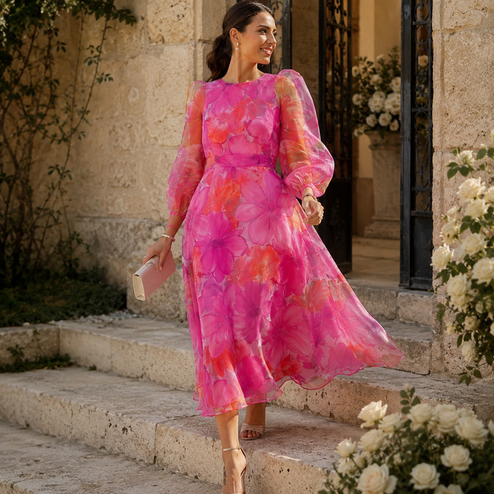 Genevra Bloom Midi Dress