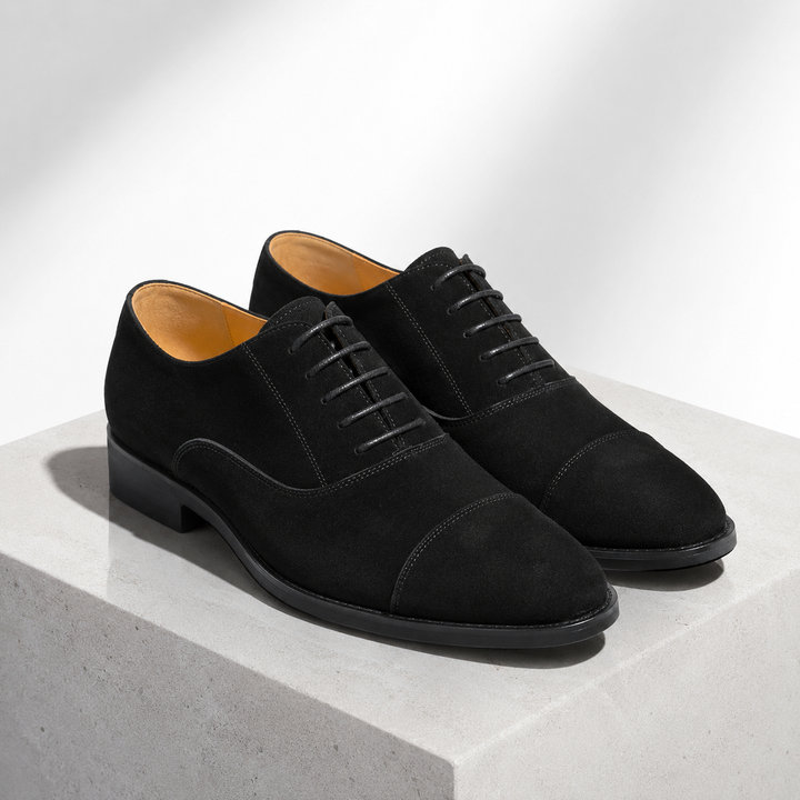 Marendo Suede Cap-Toe Oxfords