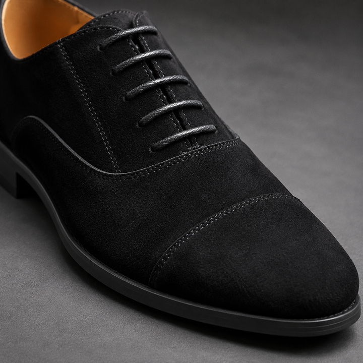 Marendo Suede Cap-Toe Oxfords