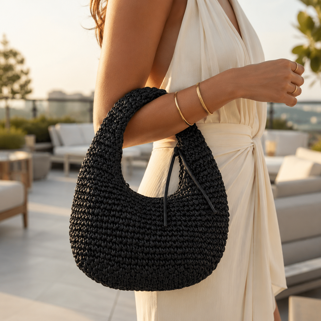 Olivette Woven Shoulder Bag