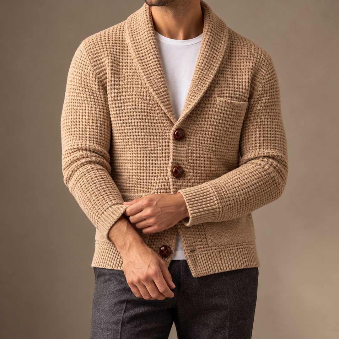 Hampton Shawl-Collar Cardigan