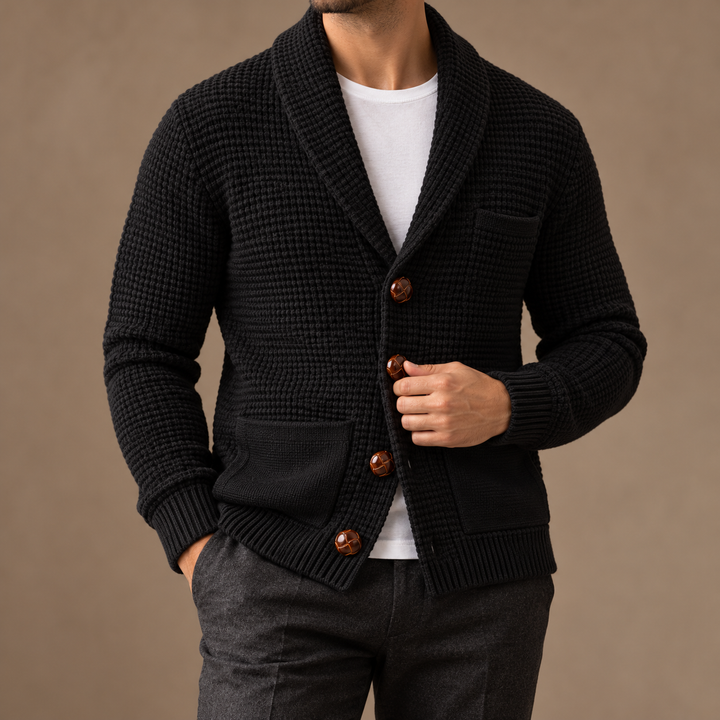 Hampton Shawl-Collar Cardigan