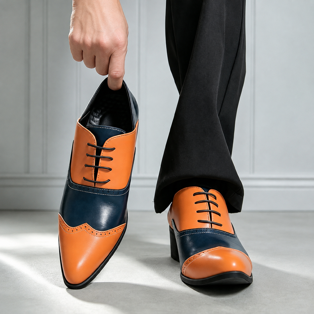Portofino Block-Heel Brogues