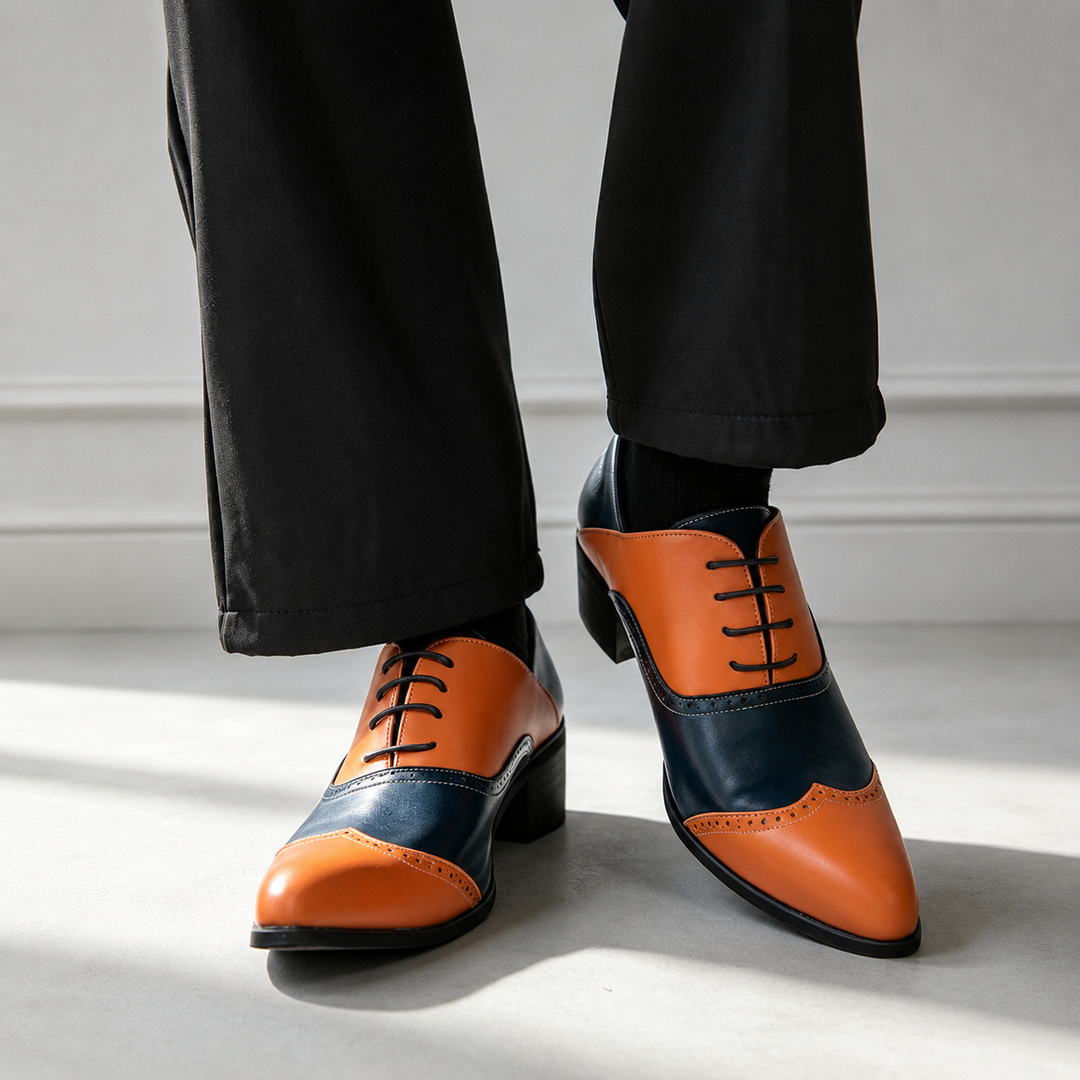 Portofino Block-Heel Brogues