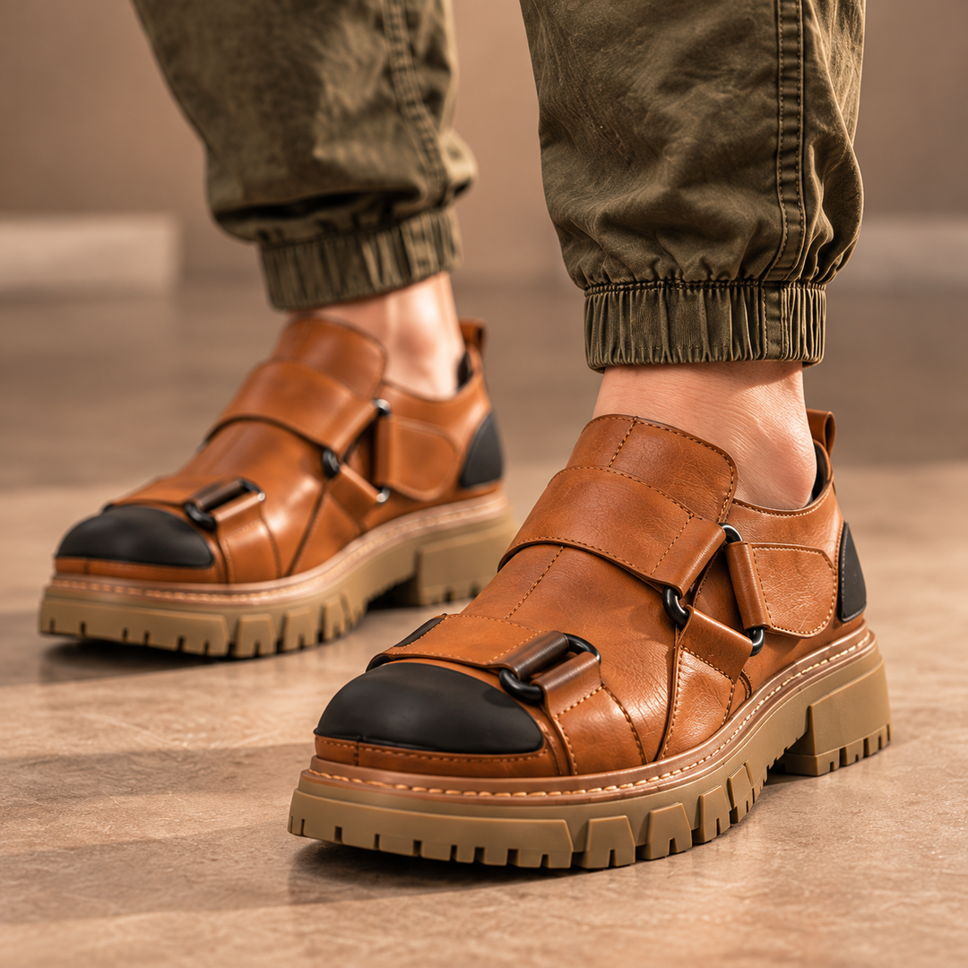Stelvio Cowhide Strap Slip-Ons
