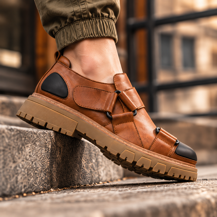 Stelvio Cowhide Strap Slip-Ons