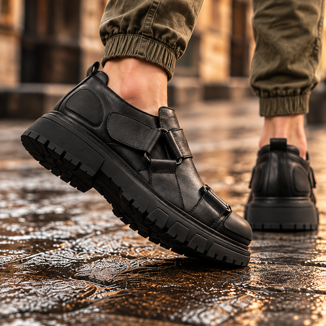 Stelvio Cowhide Strap Slip-Ons