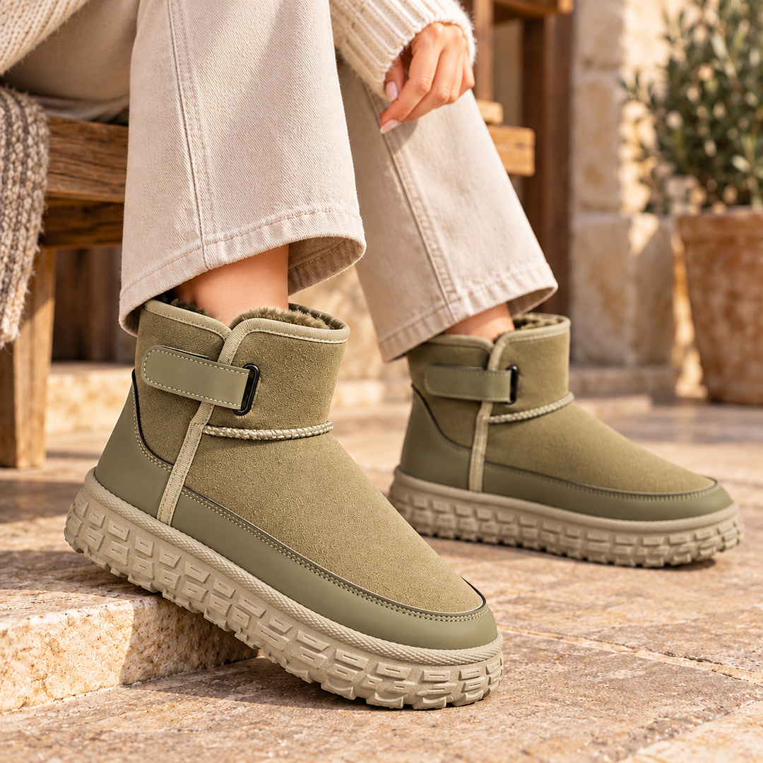 Dolomite Suede Strap Boots