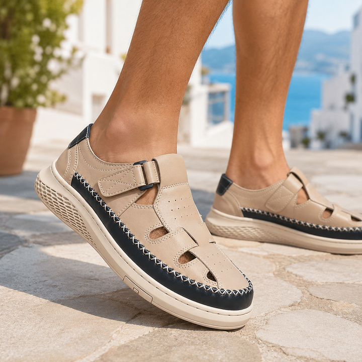 Gavino Leather Sandals