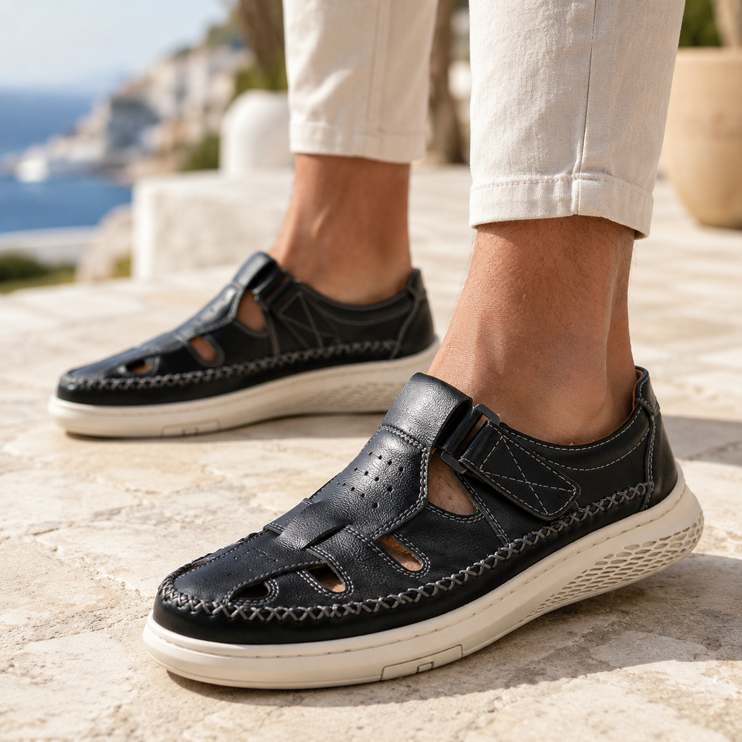 Gavino Leather Sandals