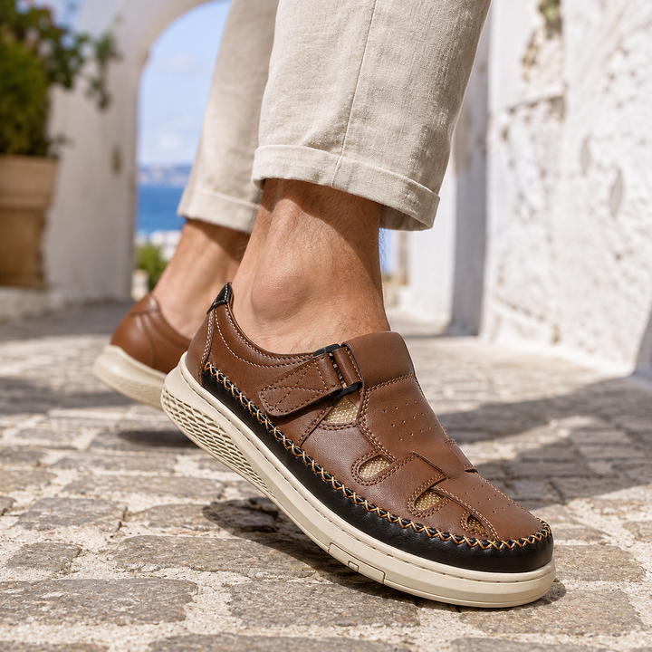 Gavino Leather Sandals