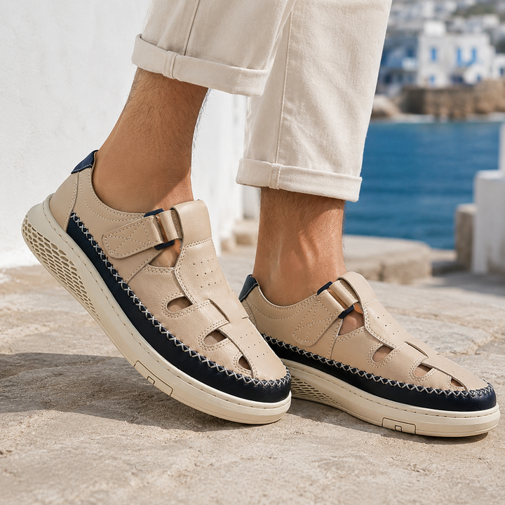 Gavino Leather Sandals