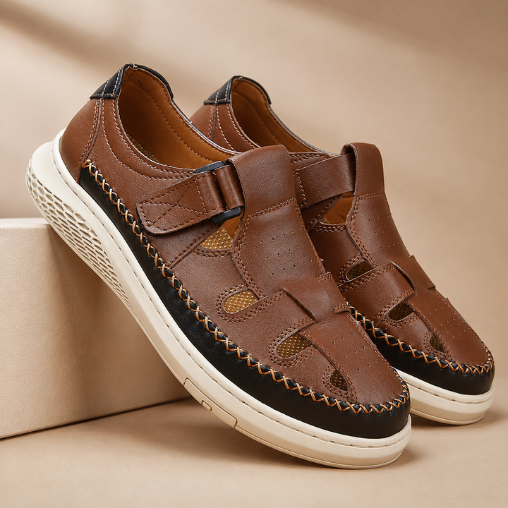 Gavino Leather Sandals