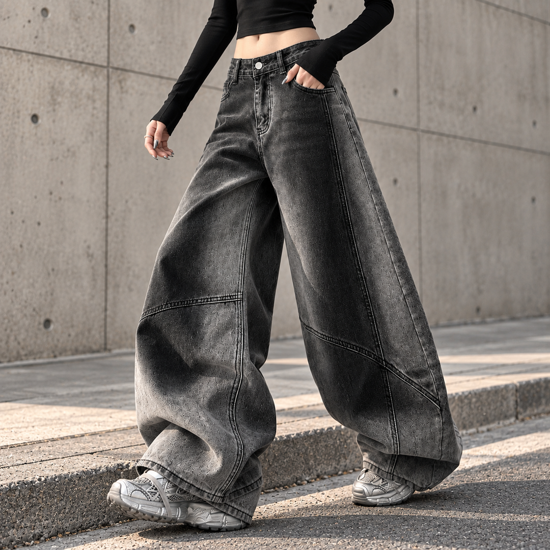 Dakota Fade Barrel Jeans