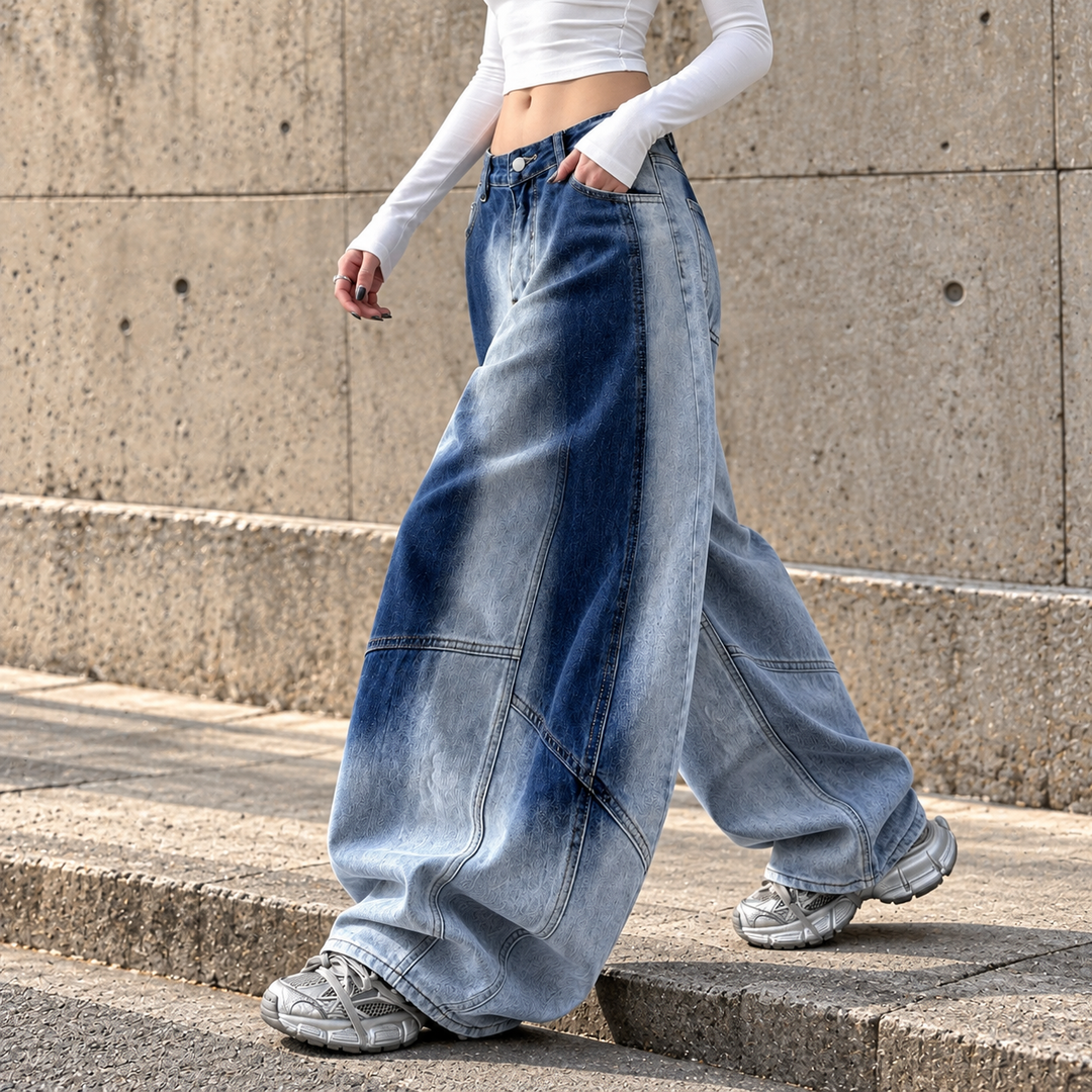 Dakota Fade Barrel Jeans