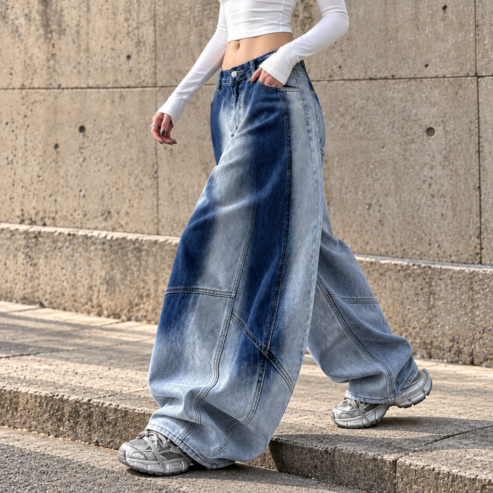 Dakota Fade Barrel Jeans