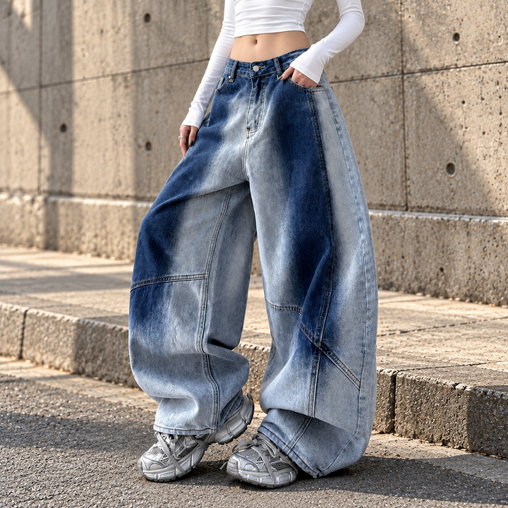 Dakota Fade Barrel Jeans