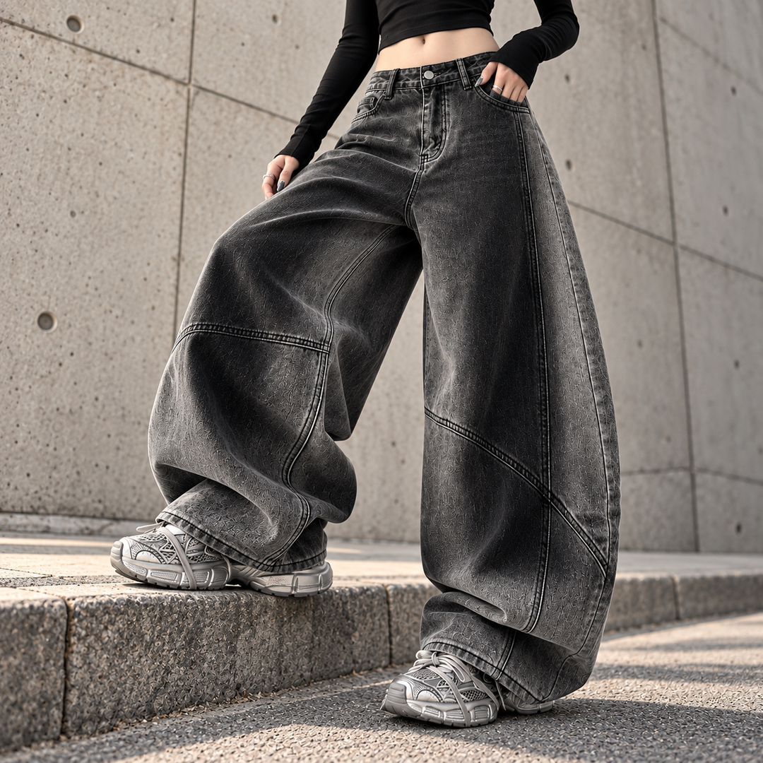 Dakota Fade Barrel Jeans