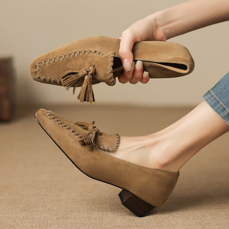Tassora Fringe Loafers