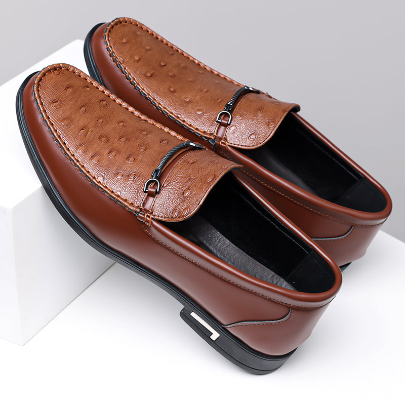 Rocco Textured Bit Loafers