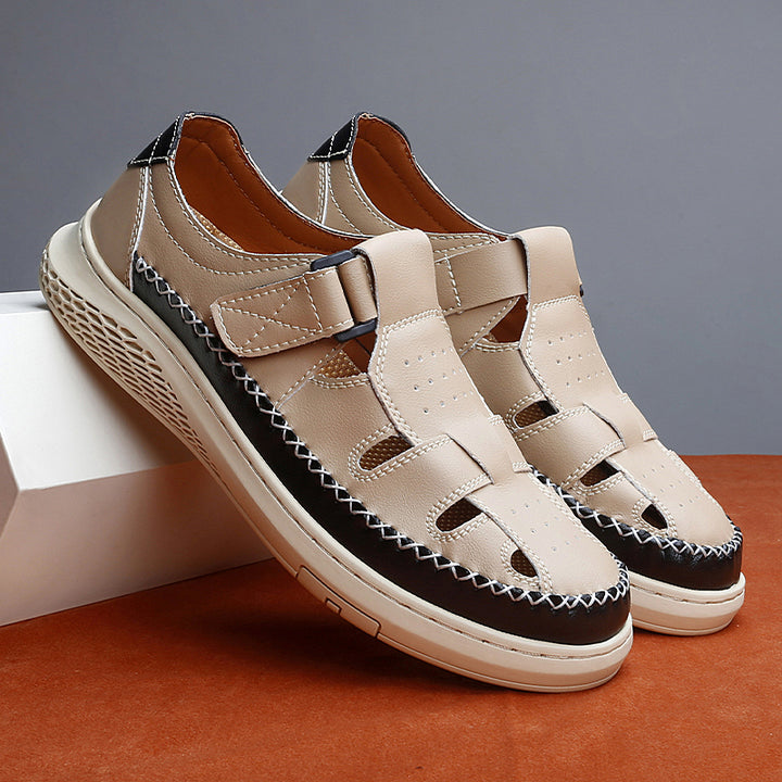 Gavino Leather Sandals