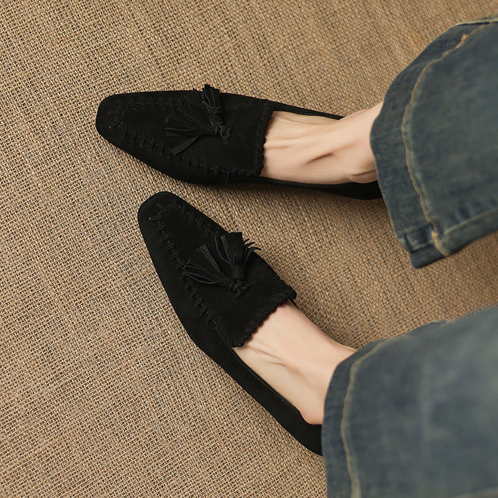 Tassora Fringe Loafers