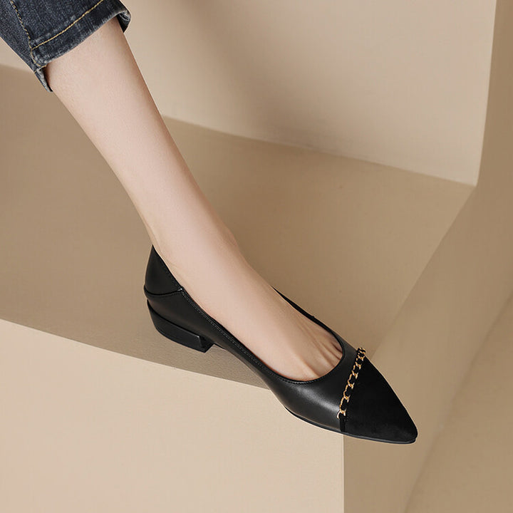 Aveline Pointed-Toe Flats
