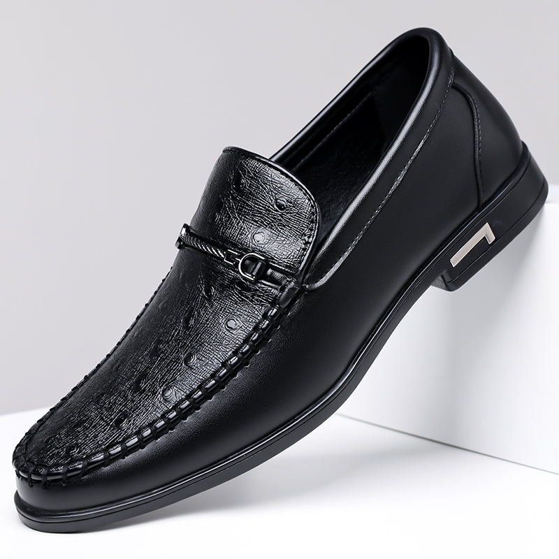 Rocco Textured Bit Loafers