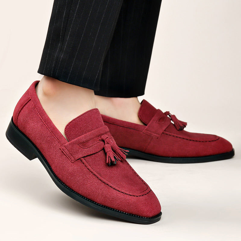Amalfi Suede Tassel Loafers