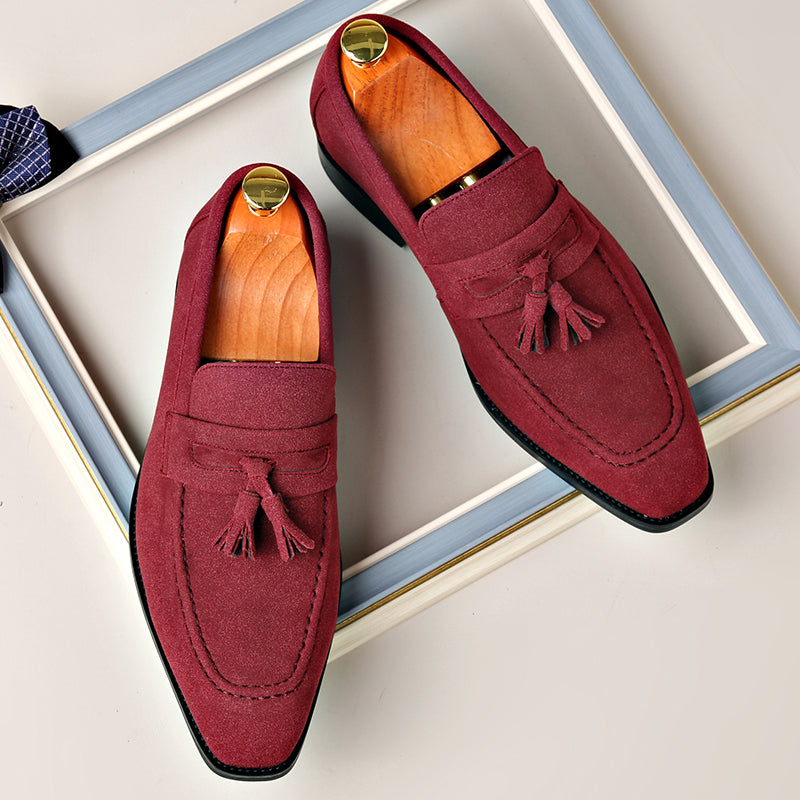 Amalfi Suede Tassel Loafers
