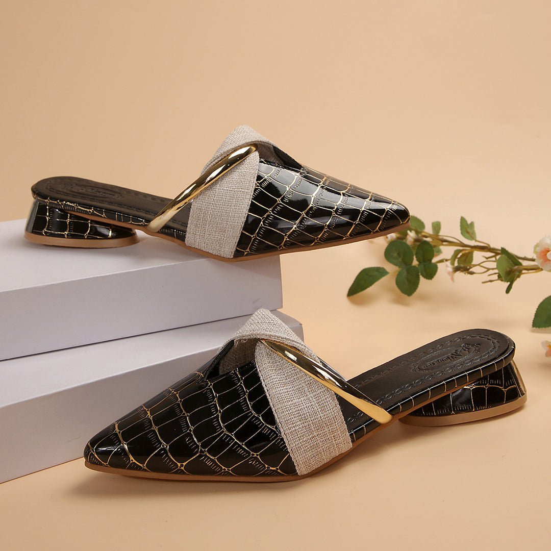 Palena Ring-Strap Mules