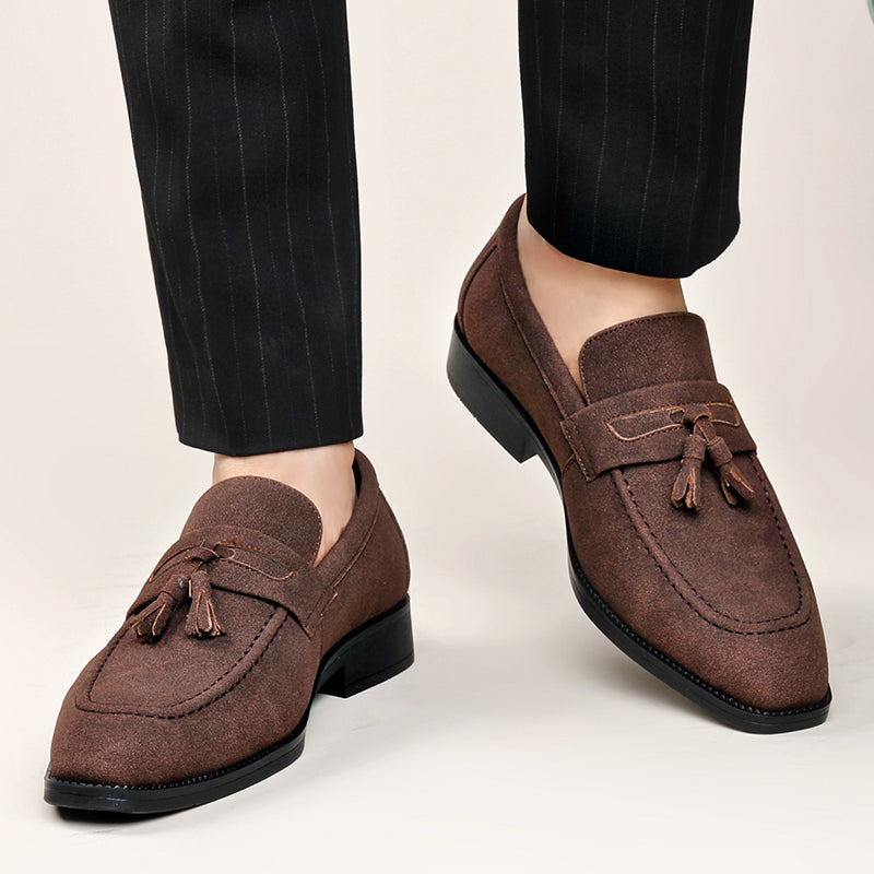 Amalfi Suede Tassel Loafers