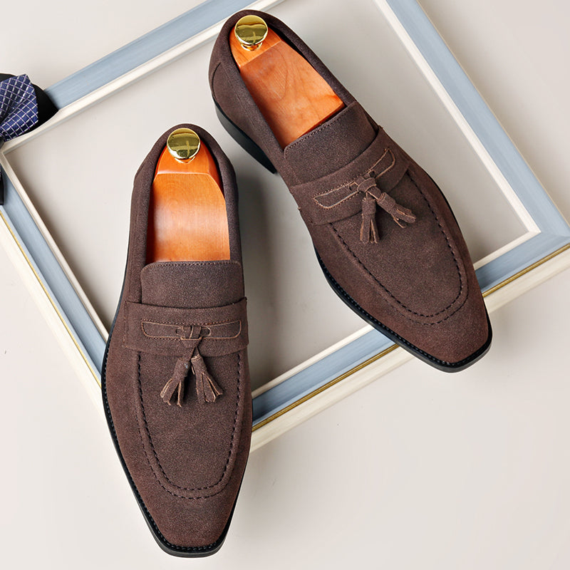 Amalfi Suede Tassel Loafers