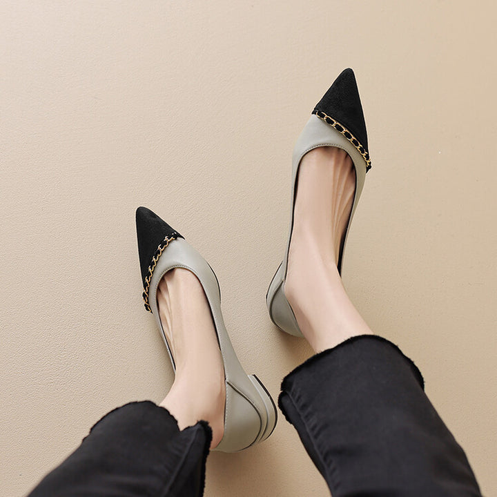 Aveline Pointed-Toe Flats