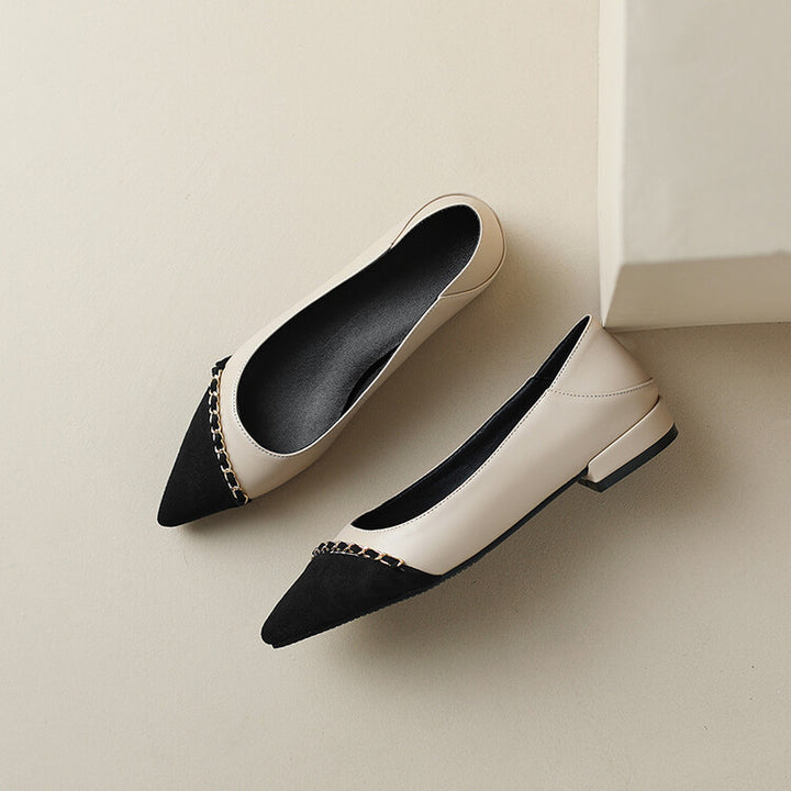 Aveline Pointed-Toe Flats