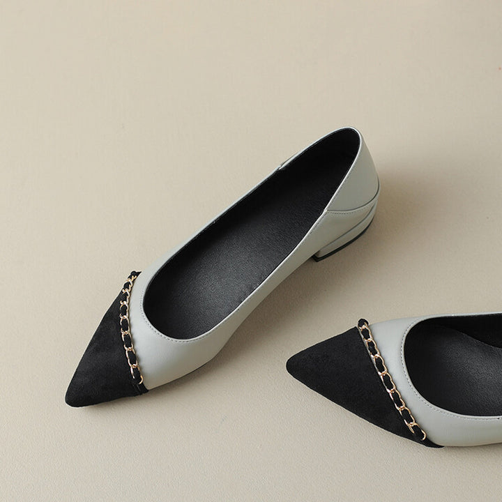 Aveline Pointed-Toe Flats