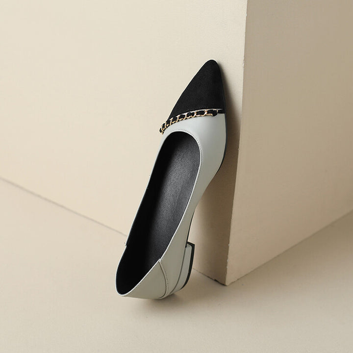 Aveline Pointed-Toe Flats