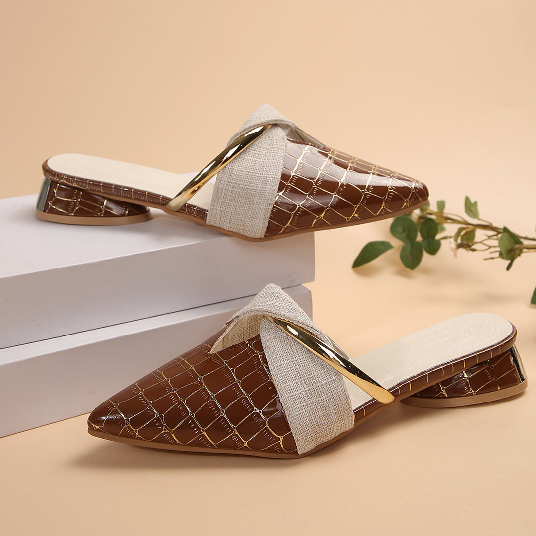Palena Ring-Strap Mules