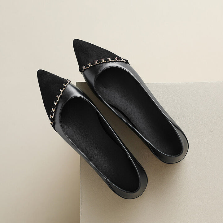 Aveline Pointed-Toe Flats