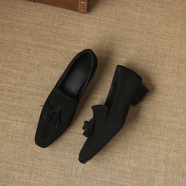 Tassora Fringe Loafers