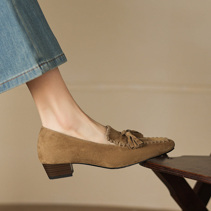 Tassora Fringe Loafers