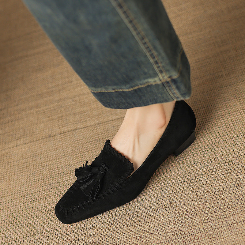 Tassora Fringe Loafers