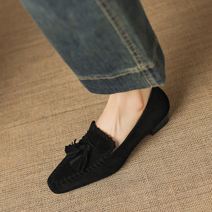 Tassora Fringe Loafers