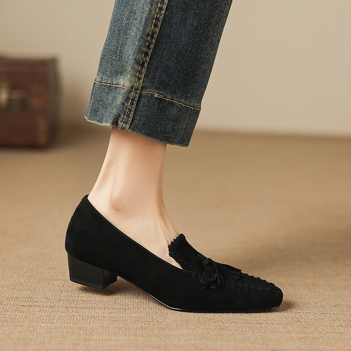 Tassora Fringe Loafers