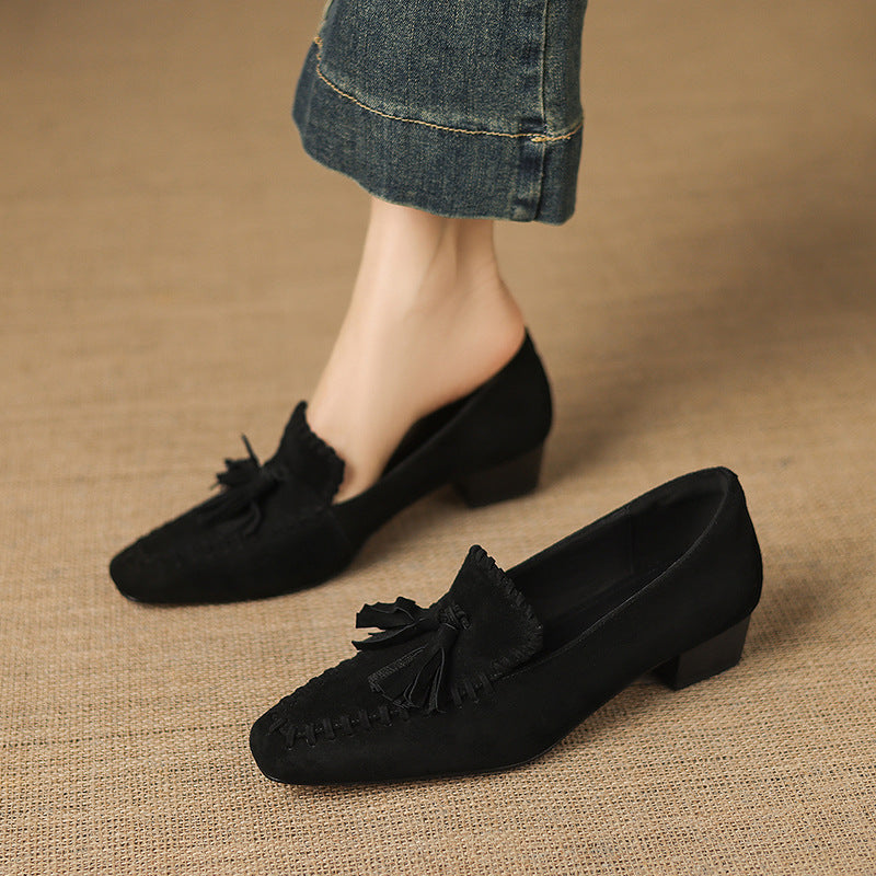 Tassora Fringe Loafers